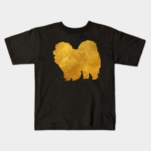 Chow Chow golden art Kids T-Shirt